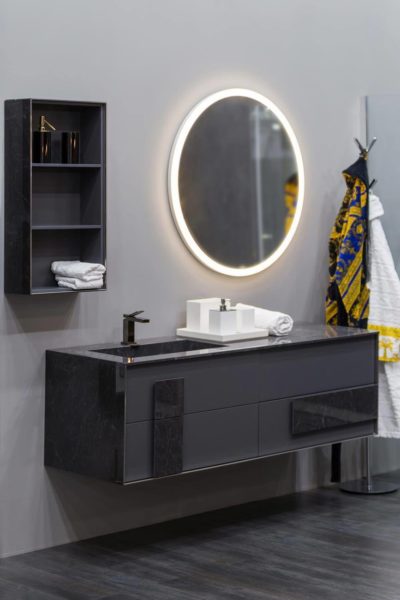 Καθρέφτης Μπάνιου Στρογγυλός με φωτισμό LED